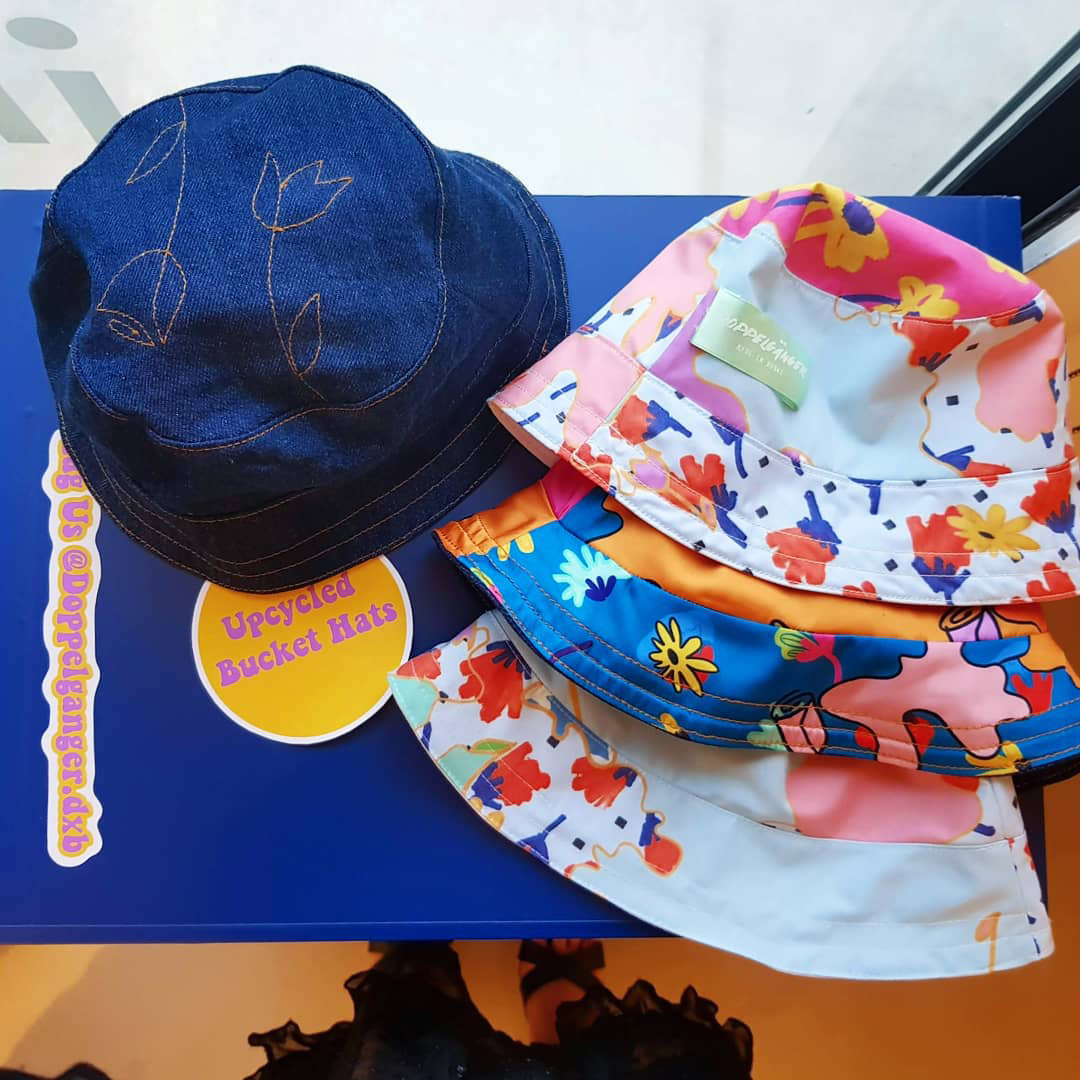 Upcycled Reversible Bucket Hats