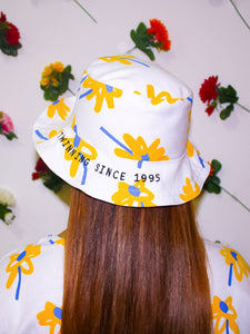 Upcycled Sunflower Bucket Hat